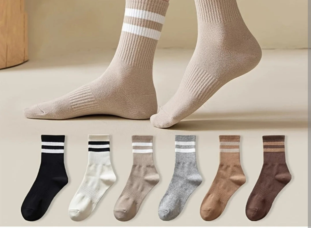 6 Çift Unisex - Çorap