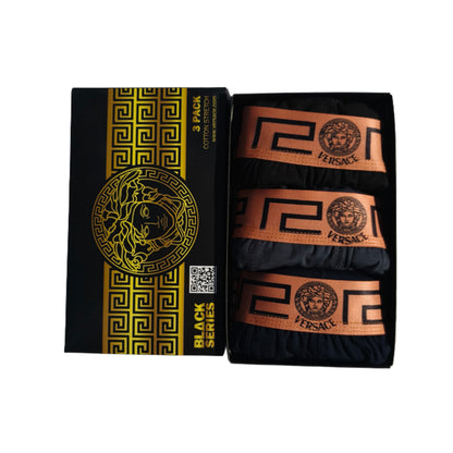Versace 3 Lü Erkek Boxer