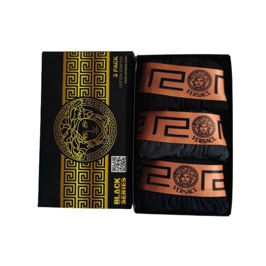 Versace 3 Lü Erkek Boxer