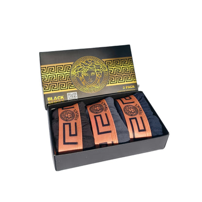 Versace 3 Lü Erkek Boxer